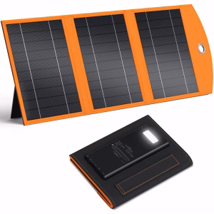 SOLPOWBEN Solar Panels With 10000mAh Power Bank