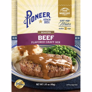 Pioneer Roasted Beef Gravy Mix Packet, 1.41 oz - Homestyle Flavor, Made Easy!