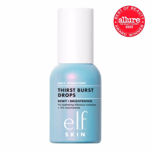 e.l.f. SKIN Holy Hydration! Thirst Burst Drops, Brightening & Hydrating Gel Serum